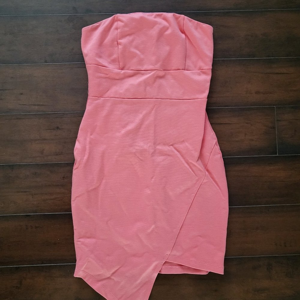 Mini strapless bodycon dress Small
